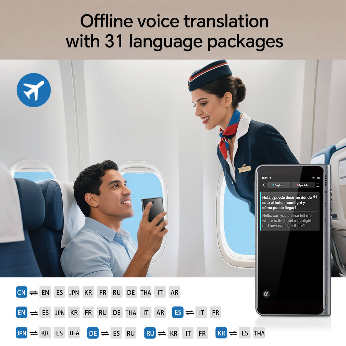 Timekettle NEW T1 Handheld Translator Device
