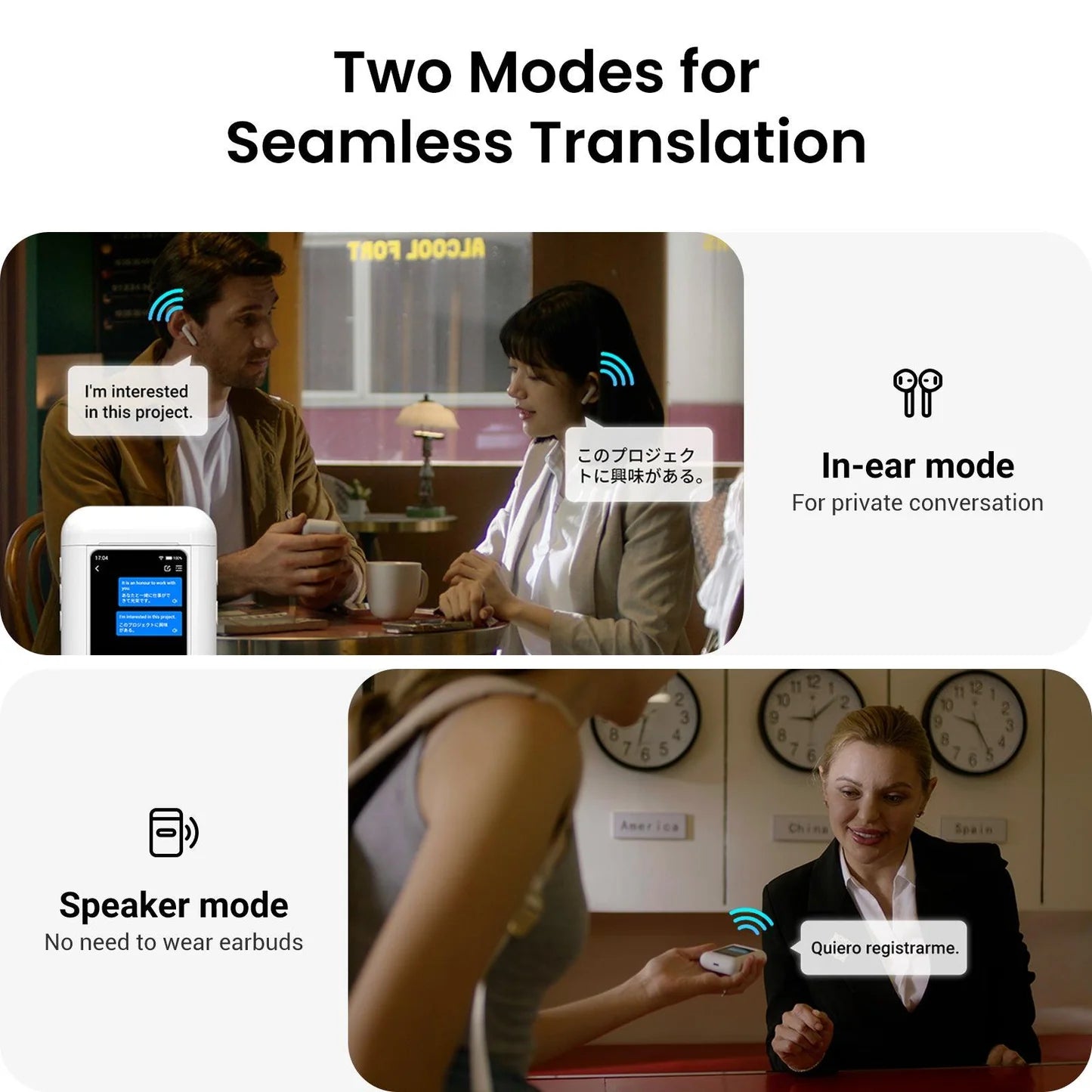 A8 AI Earbuds with Language Translator, Powered by ChatGPT