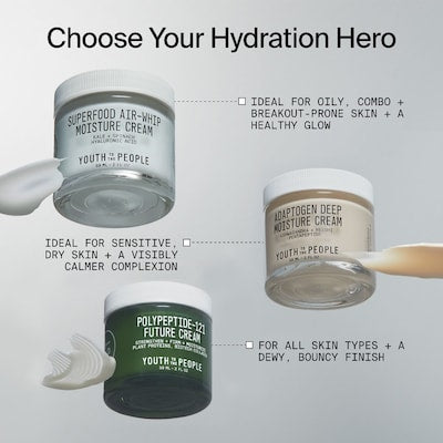 Superfood Air-Whip Lightweight Face Moisturizer with Hyaluronic Acid
