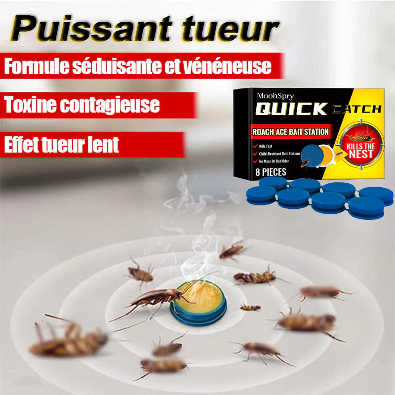 Powerful Cockroach Repellent - Attracts, Contaminates and Eradicates the Nest Quickly!